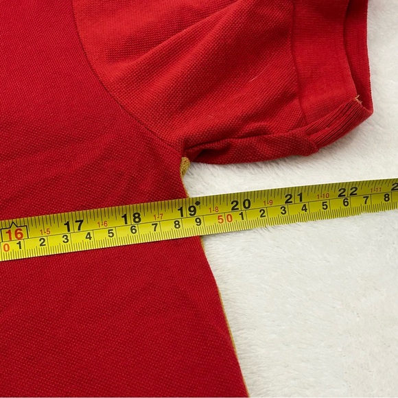 San Francisco 49ers Football Rugby Style Klew NFL Red Gold Polo Shirt Mens sizes - Picture 8 of 16
